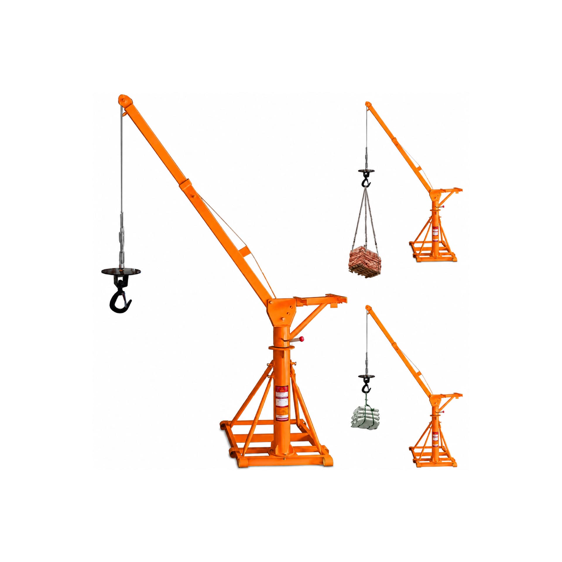 Electric Mini Crane With Rope Hoist