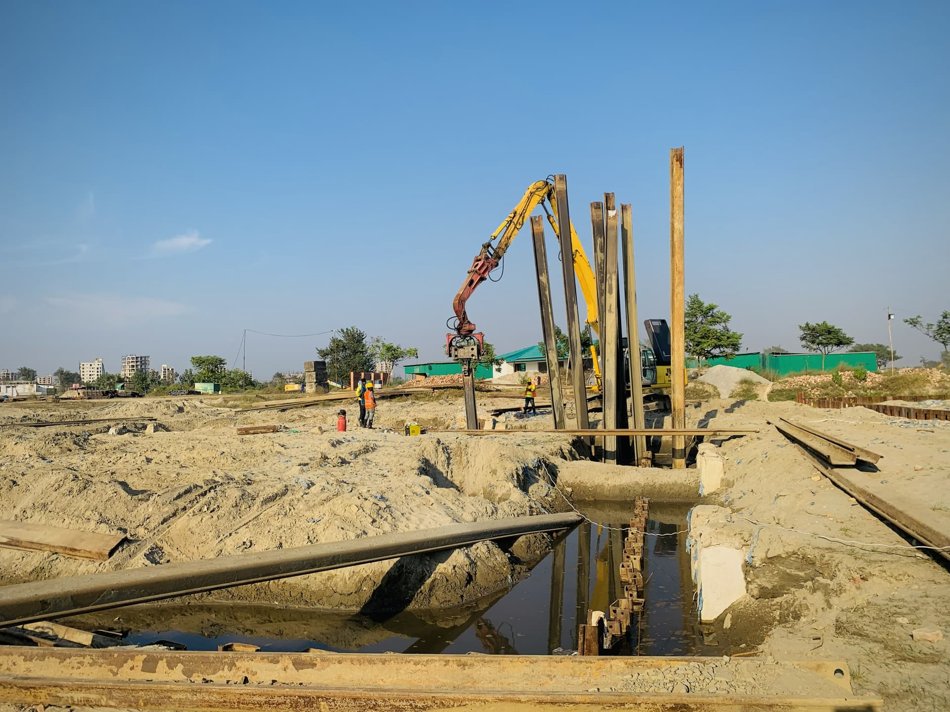 Sheet Pile With Driving & Removing of Jalshiri CBD Abashan Project