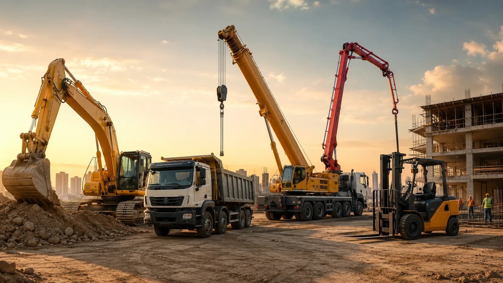 Construction Heavy Equipment Rental in Bangladesh