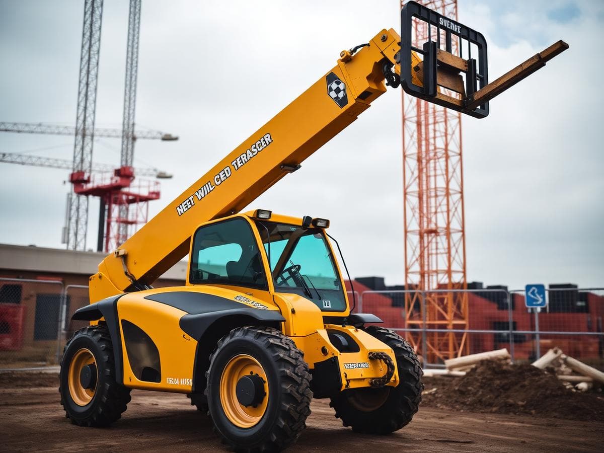 Telehandler Support for Material Placement