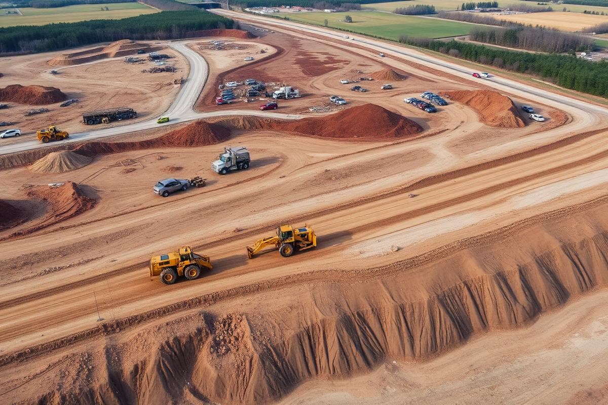 Airport terminal construction