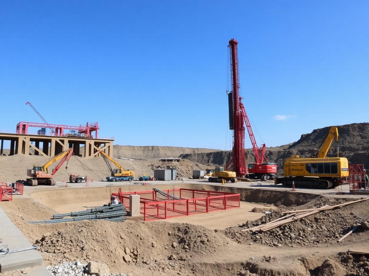 Piling Work Equipment Focus