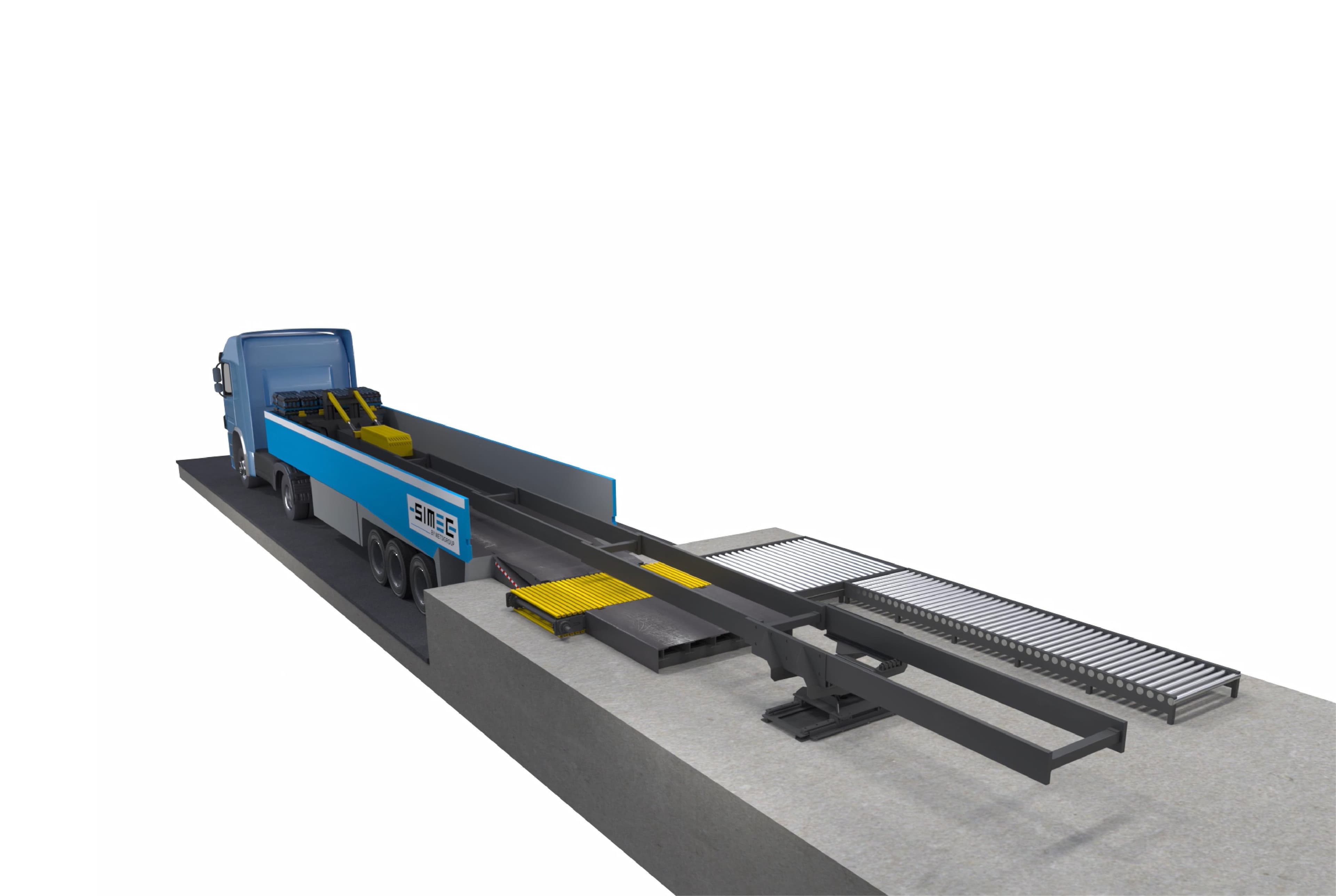 FULLY AUTOMATED TRUCK/PALLET LOADING/UNLOADING SYSTEMS