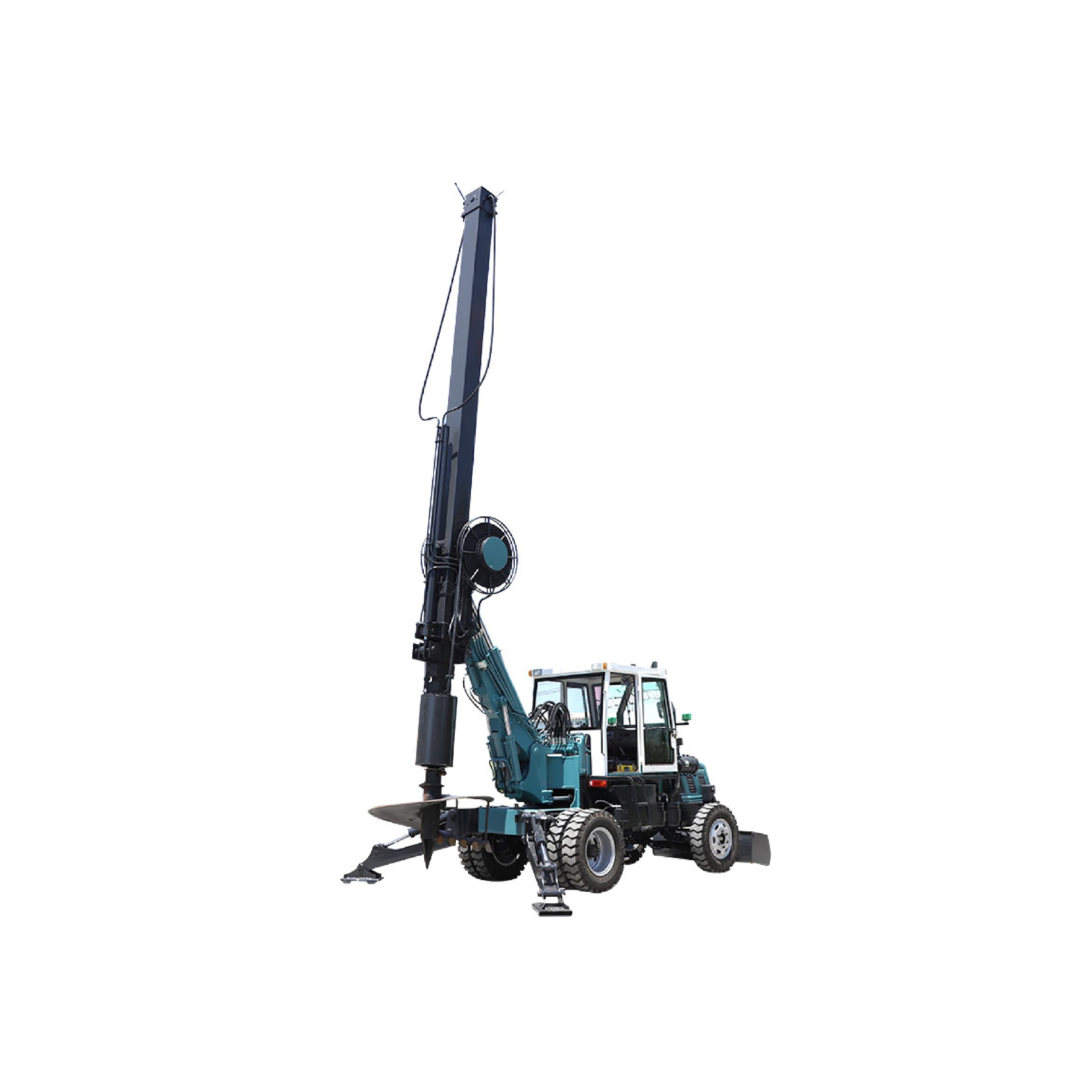 Wheel Rotary Pile Driver