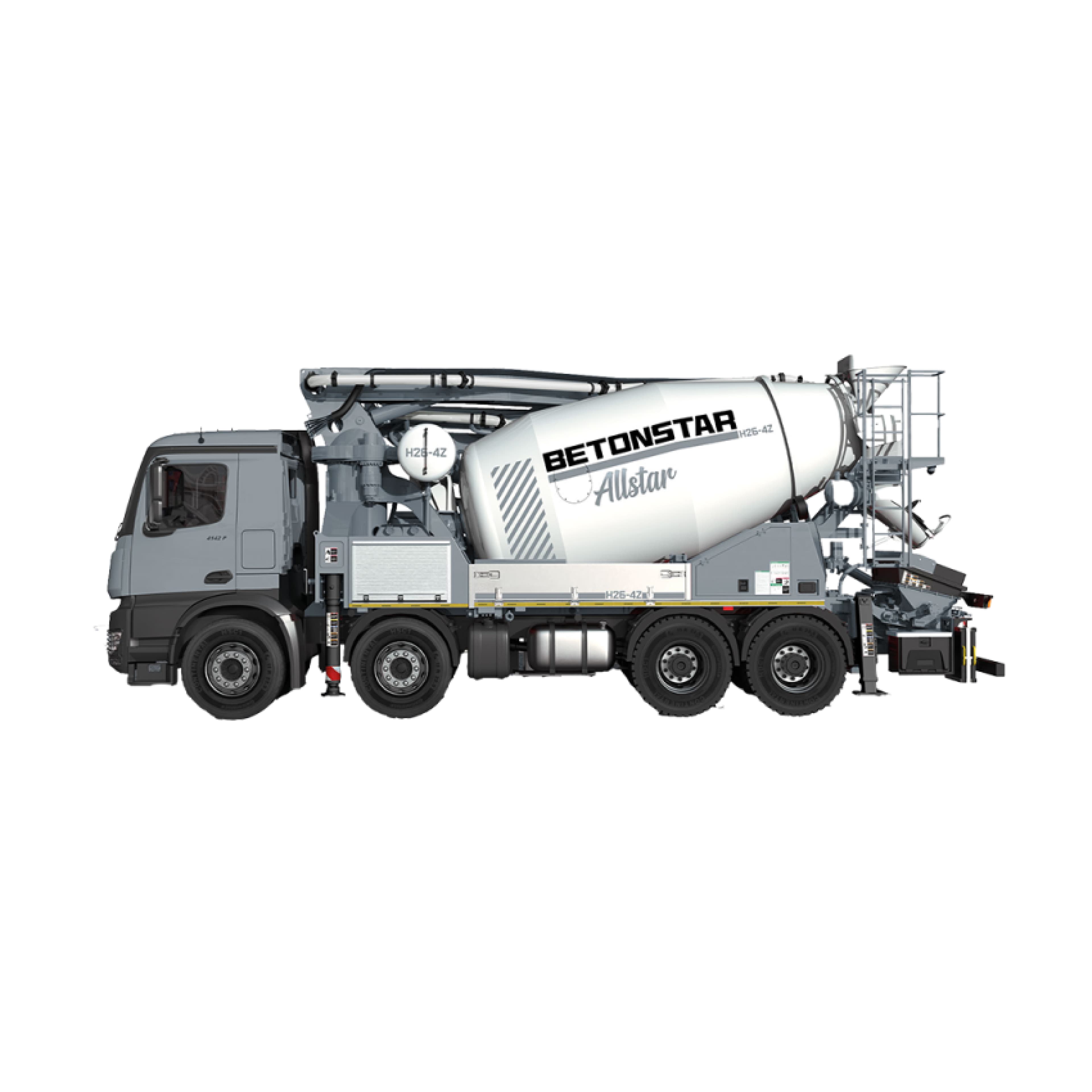 Concrete Mixer and Pump Combined