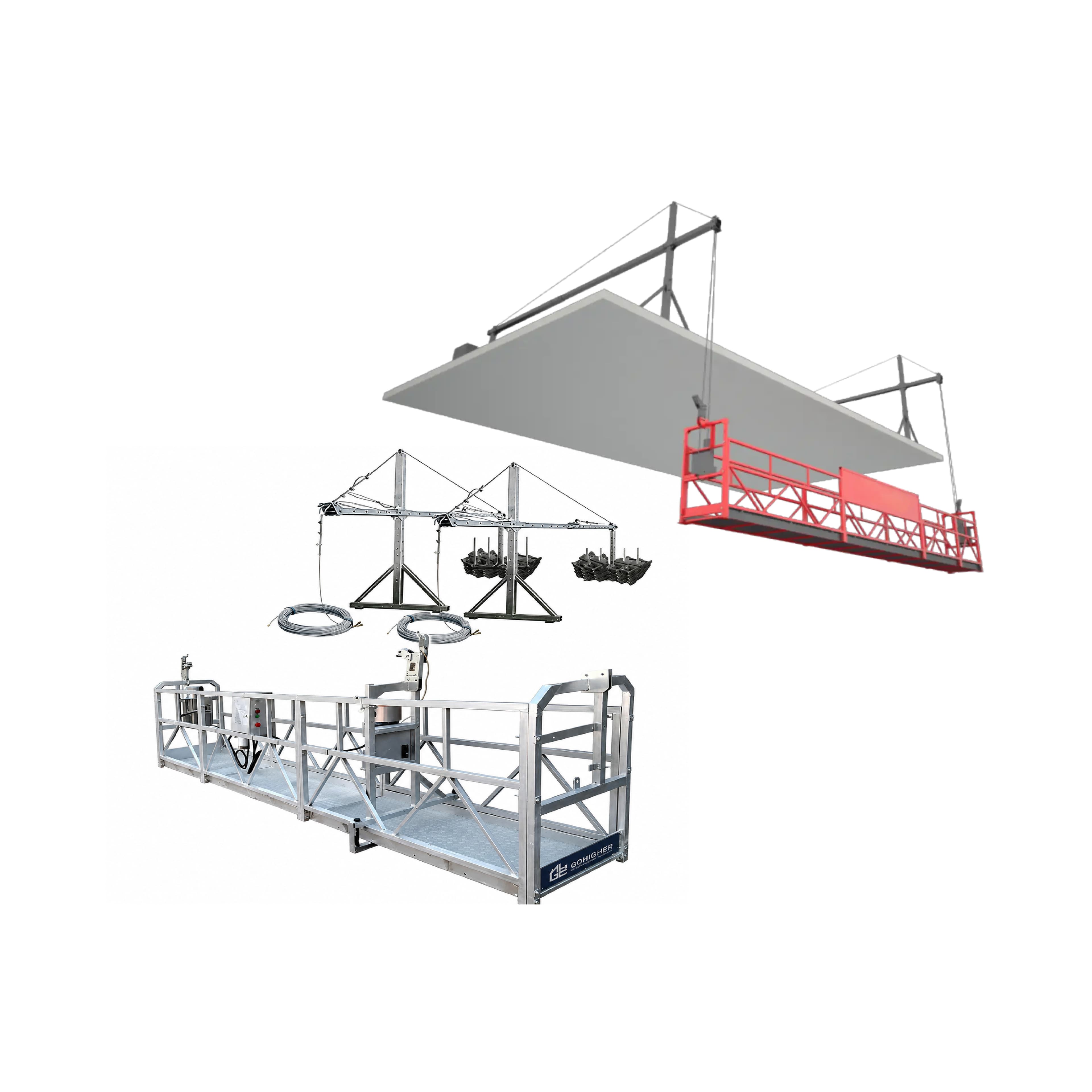 Gondola - Construction Cradle Scaffolding - Suspended Working Platforms (SWP)