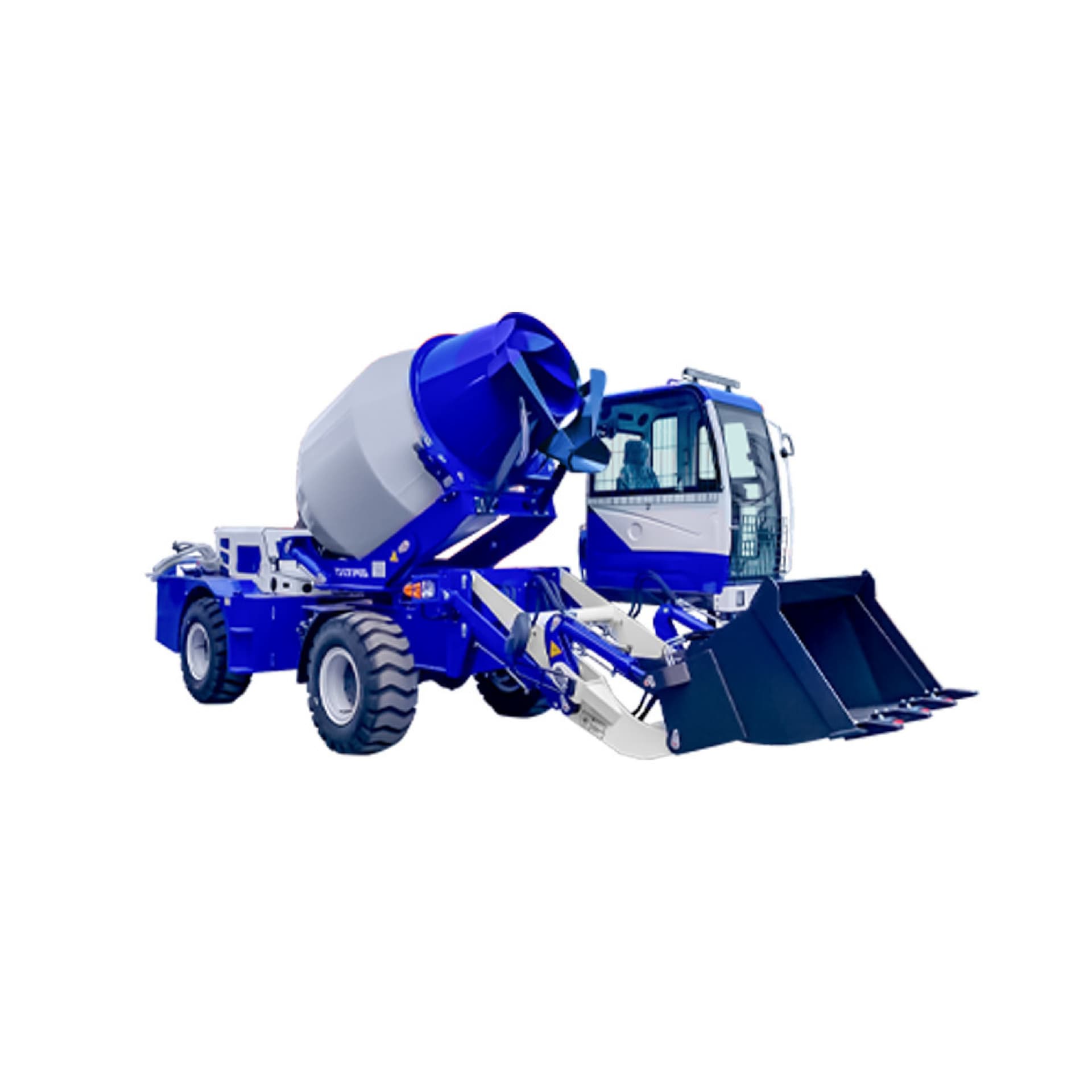 Self Loading Concrete Mixer Truck