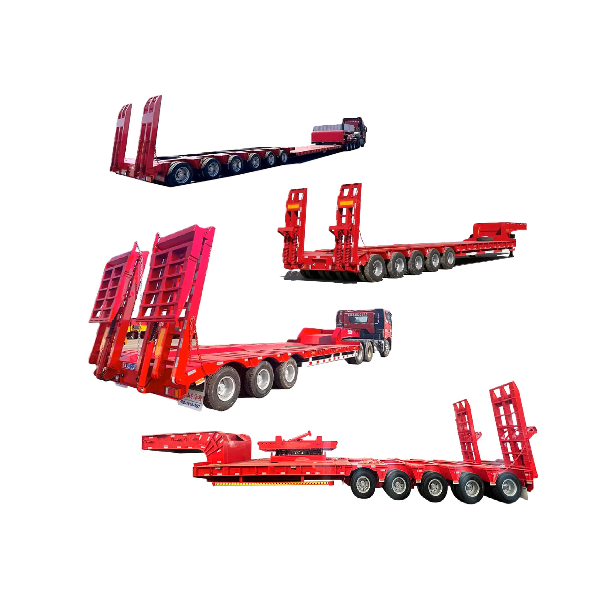 Low Bed Trailer Truck