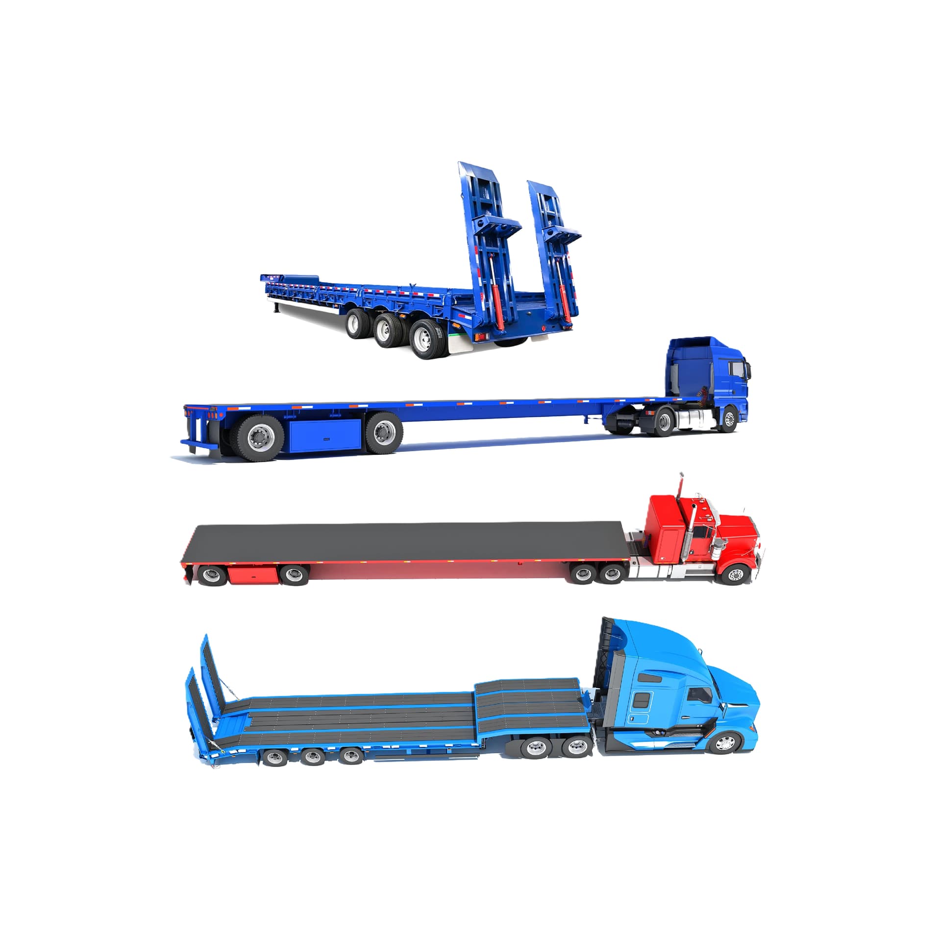High Bed Trailer Truck