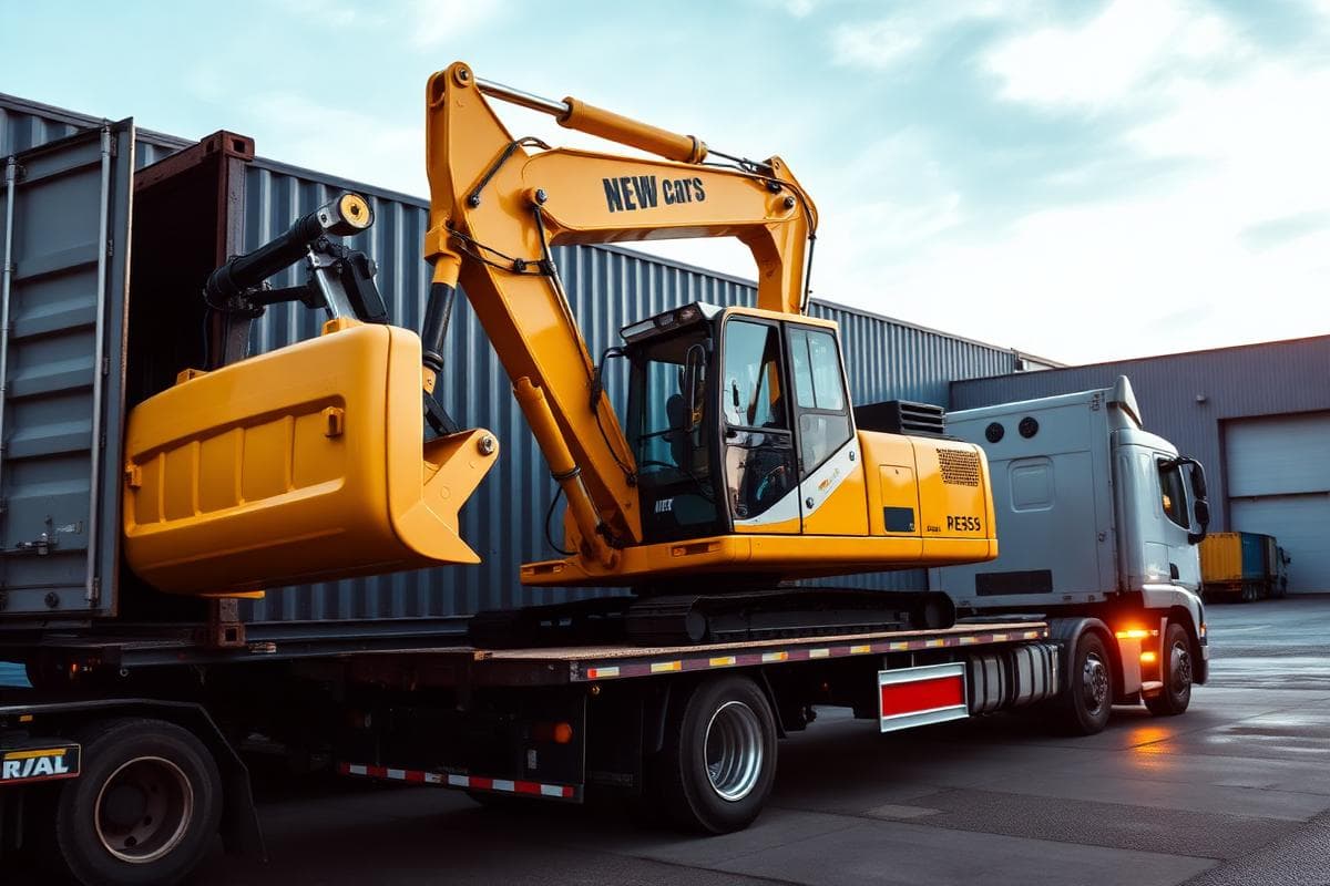 Heavy equipment support
